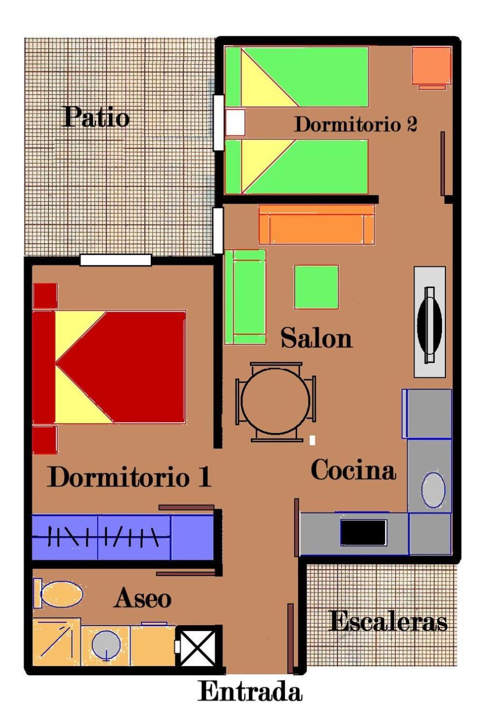 Apartamento Verde, Tranquilo, 2 D, Parking Opcional Sevilla Eksteriør bilde